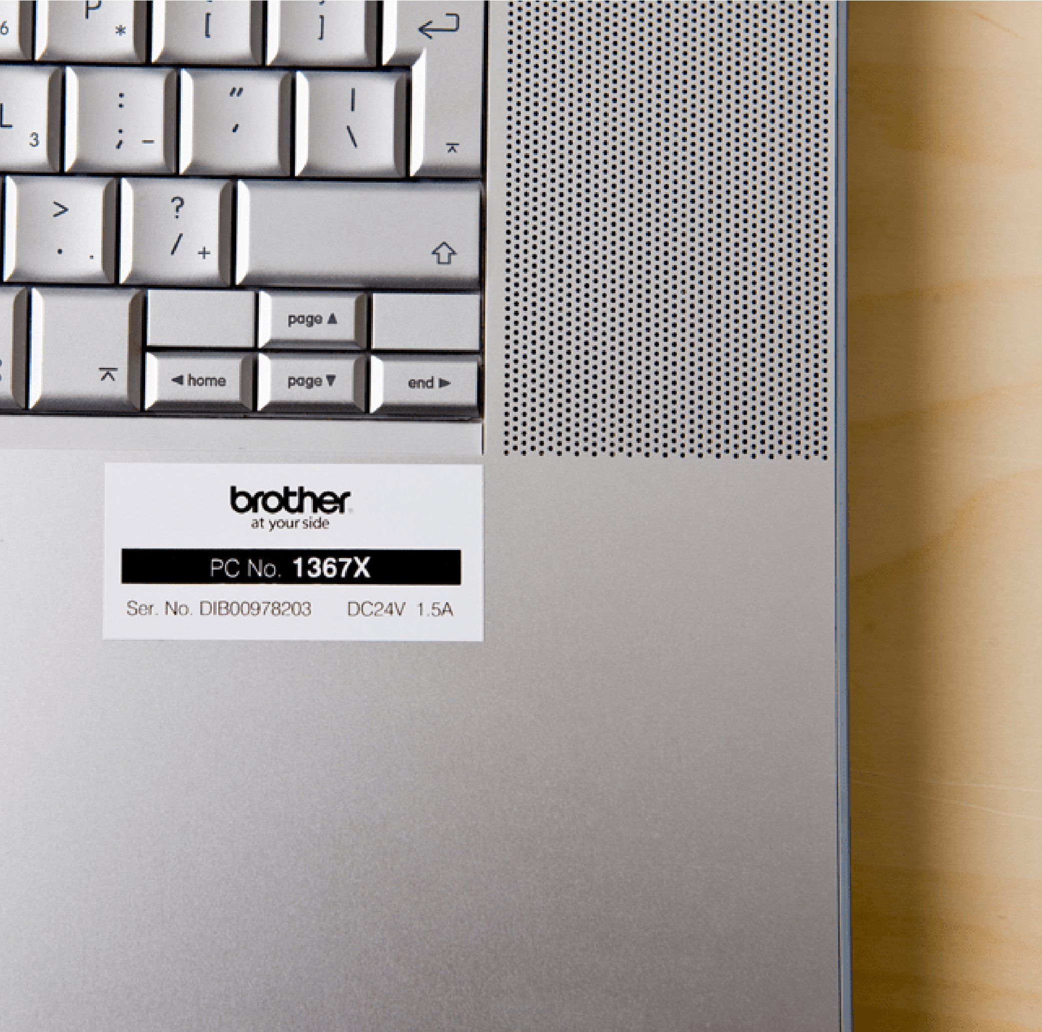 label output