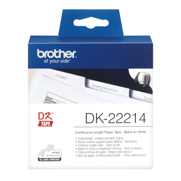 DK-22214 12mm Sürekli Form Termal Etiket, (30 metre, DK Serisi)