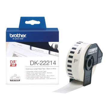 DK-22214 12mm Sürekli Form Termal Etiket, (30 metre, DK Serisi)