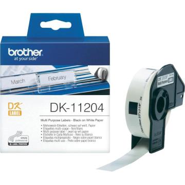 DK-11204 17x54mm 400'lü Çok Amaçlı Etiket (DK Serisi, Termal)