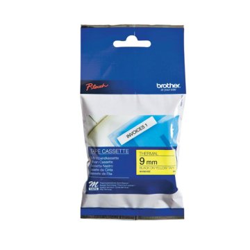 M-K621 9mm Sarı üzerine Siyah Etiket (M-Tape)