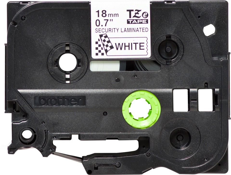 TZe-SE4 18mm Laminasyonlu Laminasyonlu Güvenlik Etiketi