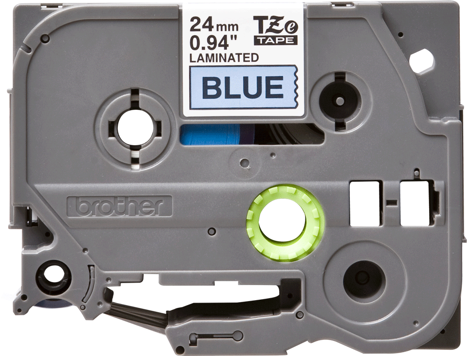 TZe-551 24mm Mavi üzerine Siyah Laminasyonlu Etiket (TZe Tape)