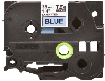 TZe-561 36mm Mavi üzerine Siyah Laminasyonlu Etiket (TZe Tape)