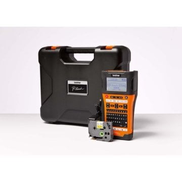PT-E550WVP Taşınabilir Endüstriyel Etiket Yazıcı (6-24 mm, TZe Serisi, Wi-Fi)