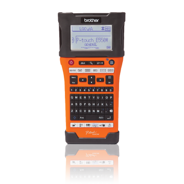 PT-E550WVP Taşınabilir Endüstriyel Etiket Yazıcı (6-24 mm, TZe Serisi, Wi-Fi)