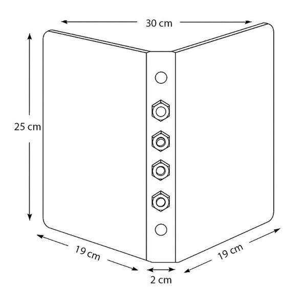 Natyatech NT868M Yüksek kazanç 868MHz Yönlü RFID Anten