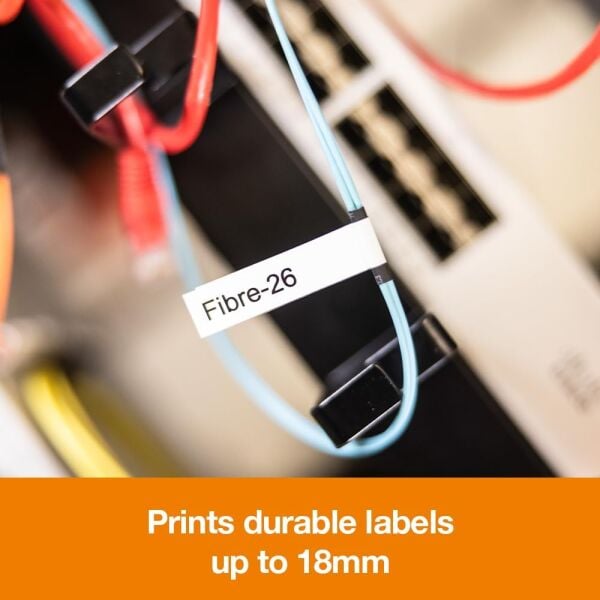 PT-E310BTVP Taşınabilir Endüstriyel Etiket Yazıcı (6-18 mm, TZe Serisi, Bluetooth)