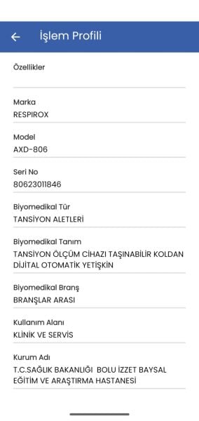 Frekanstan Kalibrasyon Etiketleme Mobil Uygulaması