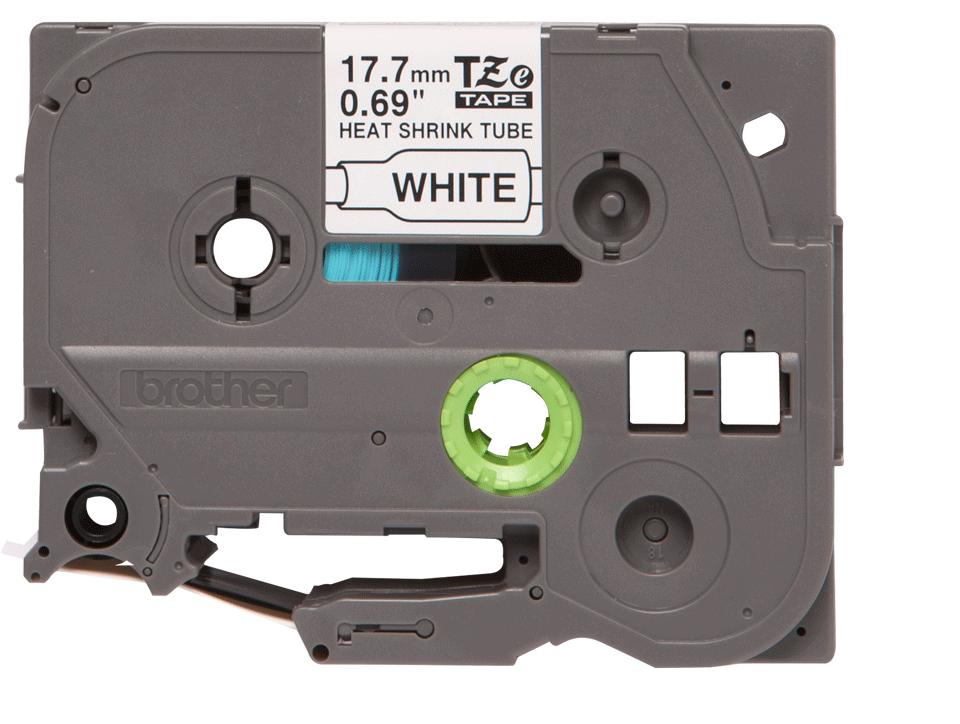 HSe-241 18mm Beyaz üzerine Siyah Isı ile Daralan Makaron (HSe Tube)