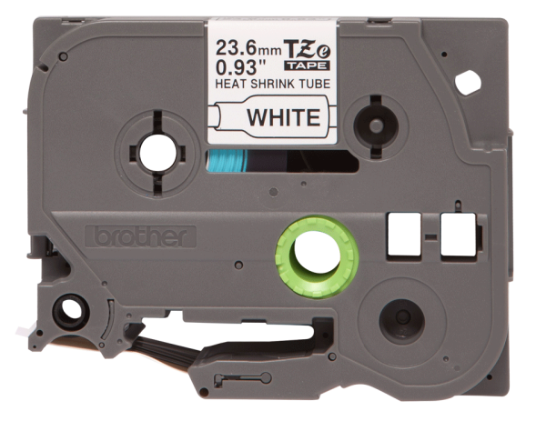 HSe-251 24mm Beyaz üzerine Siyah Isı ile Daralan Makaron (HSe Tube)